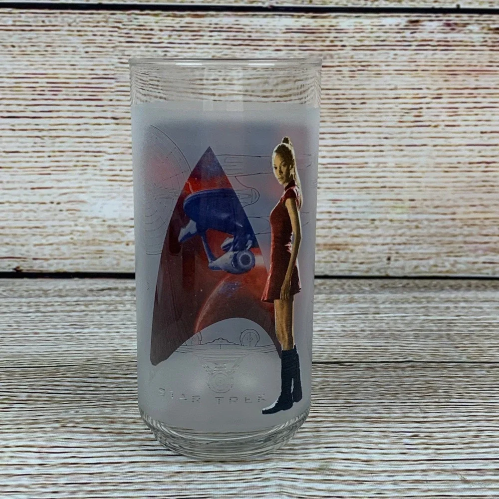 Star‎ Trek Voyager Enterprise Drinking Glass Tumbler Collectible